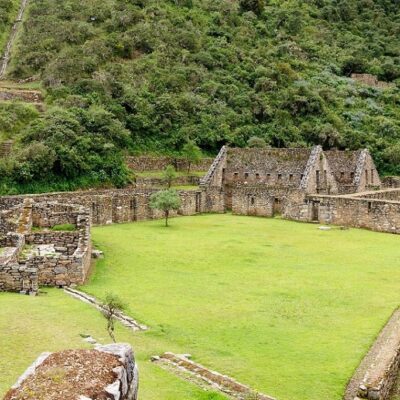 Peru - Choquequirao lost ruins (mini - Machu Picchu), remote, spectacular the Inca ruins near Cuzco