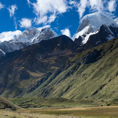 Hiking in Peru, cordillera Huayhuash, Andes